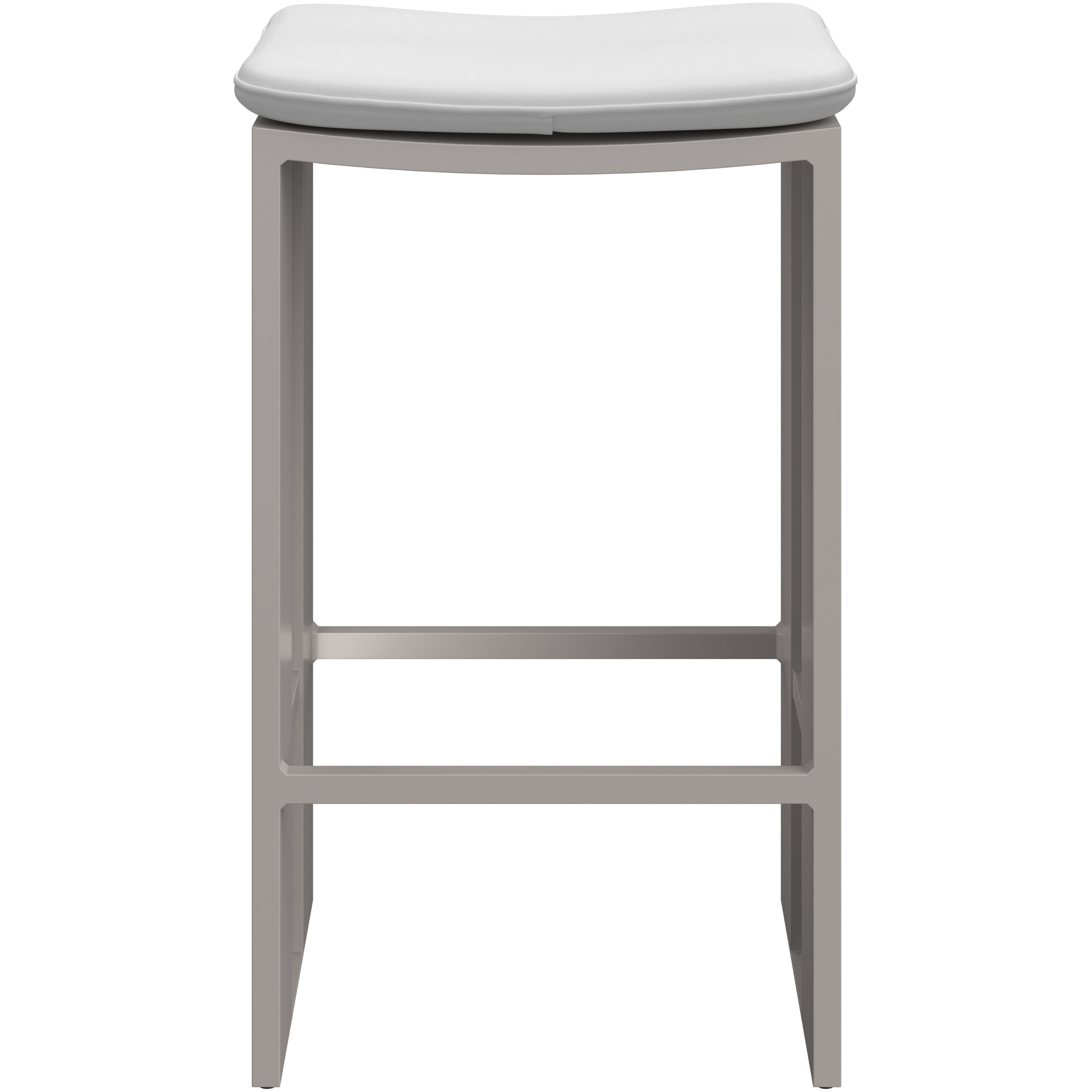 Verin 30.5 inch Greige / Stinson White Outdoor Barstool